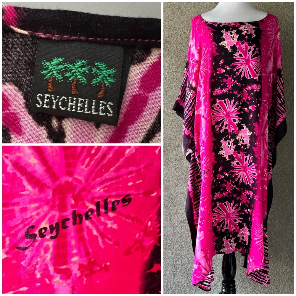 Beautiful Rayon Beach Cover-Up, Dress or Tunic New One Size